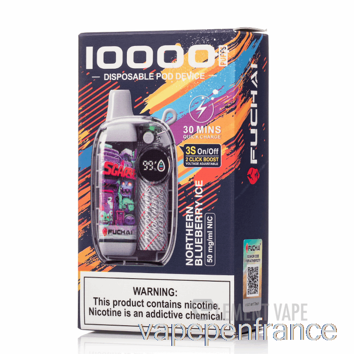 [Paquet De 5] Stylo Vape Jetable Sigelei Fuchai 10000